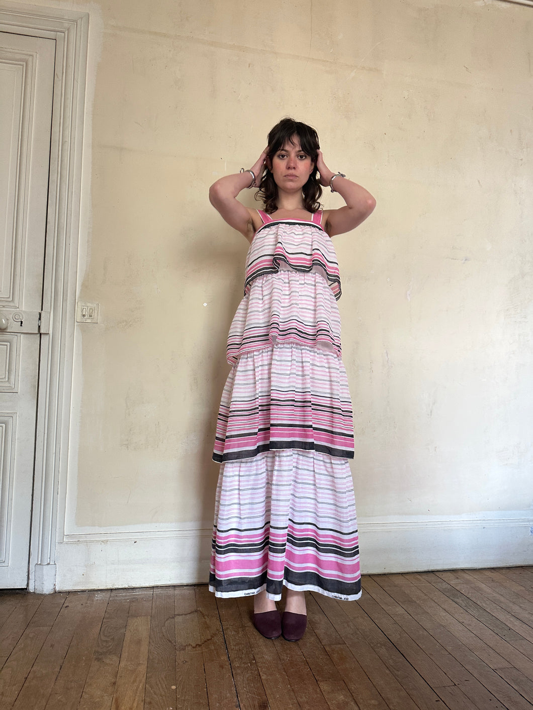 1970s french boutique dress