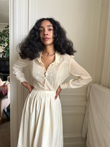 1970s Emmanuelle Khanh blouse