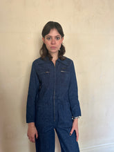 Load image into Gallery viewer, 1970s denim jumpsuit
