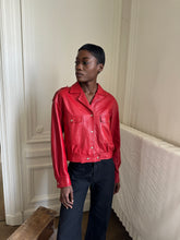 Load image into Gallery viewer, 1970s Guy Laroche leather jacket
