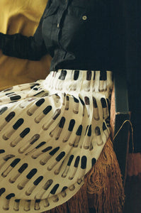SS 2000 Prada lipstick skirt