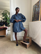 Load image into Gallery viewer, 1970s indian cotton &amp; lurex tunic
