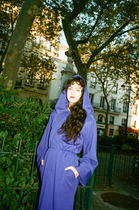 AW 1985/86 Yves Saint Laurent hooded dress