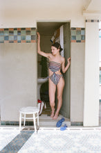 Load image into Gallery viewer, 1980s Ungaro striped swimsuit
