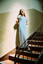 Load image into Gallery viewer, 1970s Ted Lapidus sailor striped dress
