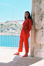 Load image into Gallery viewer, 1970s Kenzo red cotton set
