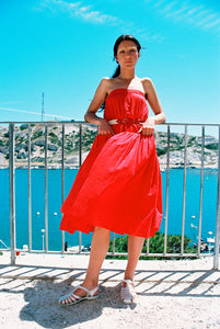 1970s Mic Mac Saint Tropez bustier dress