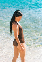 Load image into Gallery viewer, 1990s Romeo Gigli brown swimsuit
