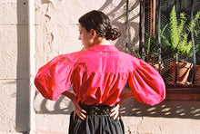 Load image into Gallery viewer, 1970s Yves Saint Laurent taffeta blouse
