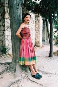 1980s Chantal Thomass madras skirt