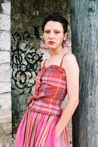 1980s Chantal Thomass madras skirt