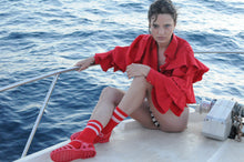 Load image into Gallery viewer, 1990s Jean Paul Gaultier Junior red blouse
