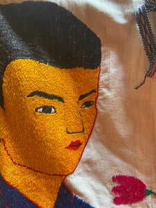 Uzbek embroidered duster