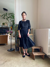 Load image into Gallery viewer, 1970s Mic Mac Saint Tropez black cotton set
