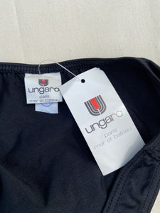 1980s Ungaro black & white swimsuit