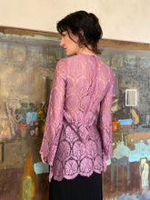 Load image into Gallery viewer, 1970s Gudule lace tunic
