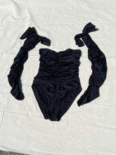 Load image into Gallery viewer, 1990s Scherrer Plage black swimsuit
