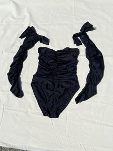 1990s Scherrer Plage black swimsuit