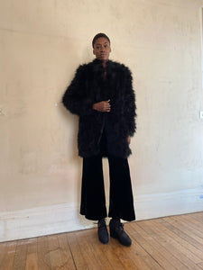 1980s Chantal Thomass feathers coat
