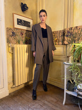 Load image into Gallery viewer, 1980s Yves Saint Laurent olive suit
