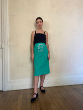 Load image into Gallery viewer, 1980s Céline lace up skirt
