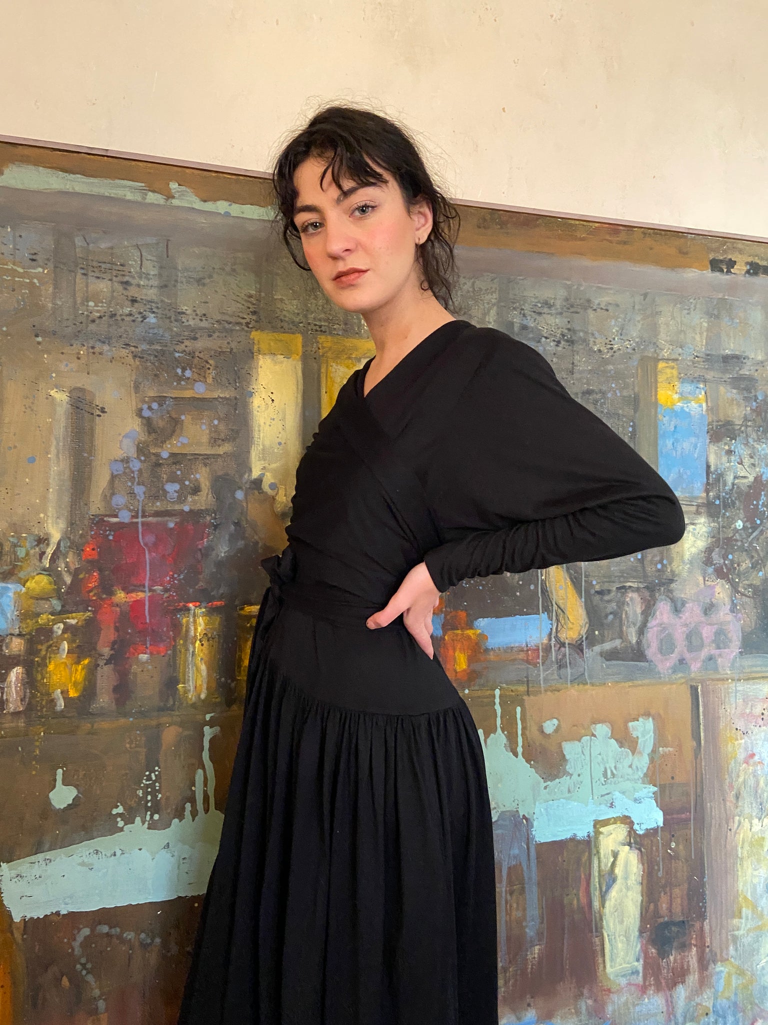 在庫一掃 70s CHACOK CHACOK French Vintage - Knit Dress Dress ニット レディース