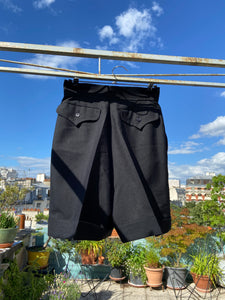 1970s Yves Saint Laurent black shorts