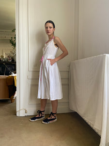 1970s Réal Paris floral embroidery dress