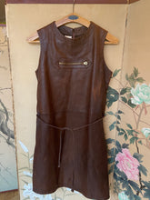 Load image into Gallery viewer, 1970s Pierre Cardin leather dress
