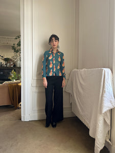 1970s novelty print shirt