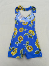Load image into Gallery viewer, 1990s sunflower collared swimsuit
