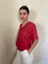 Load image into Gallery viewer, 1970s Yves Saint Laurent linen blouse
