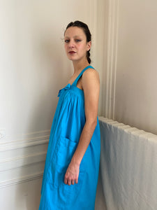 1970s Daniel Hechter cross back tent dress