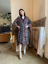 Load image into Gallery viewer, AW 1976-77 documented Bill Gibb byzantine knit cape
