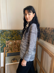 1970s Emanuel Ungaro silver spacedye cardigan
