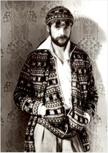 AW 1976-77 documented Bill Gibb byzantine knit cape