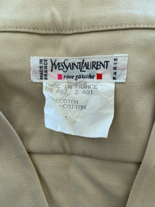 1990s Yves Saint Laurent lace up dress
