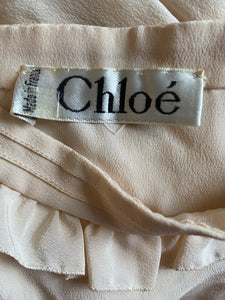 1970s Chloé cream blouse