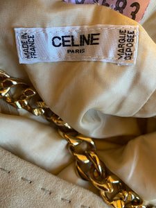 1980s Céline suede dress
