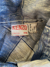 Load image into Gallery viewer, 1970s Kenzo gold plaid blouse
