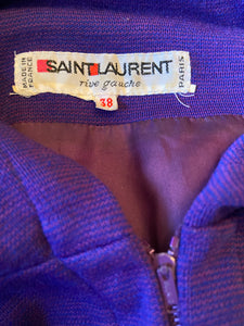 AW 1985/86 Yves Saint Laurent hooded dress