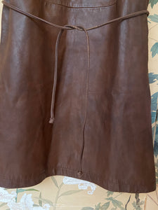 1970s Pierre Cardin leather dress