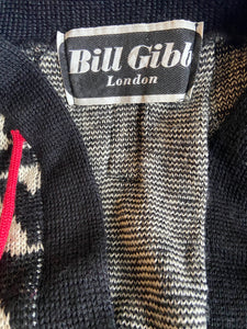 AW 1976-77 documented Bill Gibb byzantine knit cape