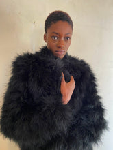 Load image into Gallery viewer, 1980s Chantal Thomass feathers coat
