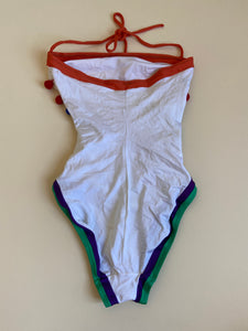 1980s deadstock pom poms swimsuit