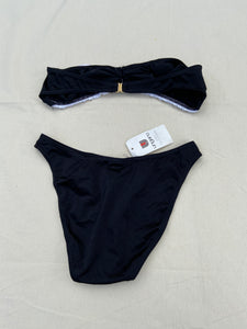 1980s Ungaro black & white swimsuit