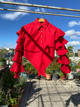 Load image into Gallery viewer, 1990s Jean Paul Gaultier Junior red blouse
