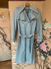 Load image into Gallery viewer, 1970s Ted Lapidus leather trench-coat
