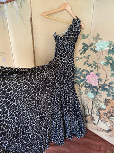 1970s cotton voile gown