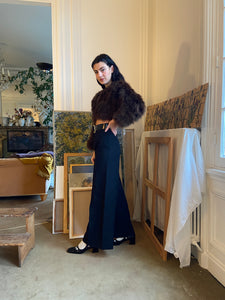 1990s Chantal Thomas marabou jacket